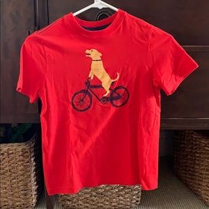 Hanna Andersson Boys T-shirt red graphic lab